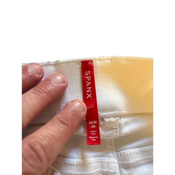 SPANX women’s straight white jeans size M EUR 38-40 - Picture 4 of 5